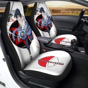 Uchiha Sasuke Car Seat Covers Custom For Anime Fans