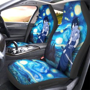 Uchiha Sasuke Car Seat Covers Custom Starry Night Styles