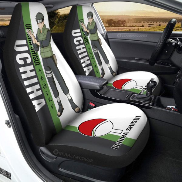 Uchiha Shisui Car Seat Covers Custom Anime Car Accessories