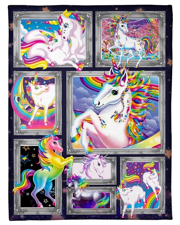 Unicorn Cute Unicorns Blanket