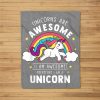 Unicorns Are Awesome I’M A Unicorn – Funny Rainbow Gift Fleece Blanket