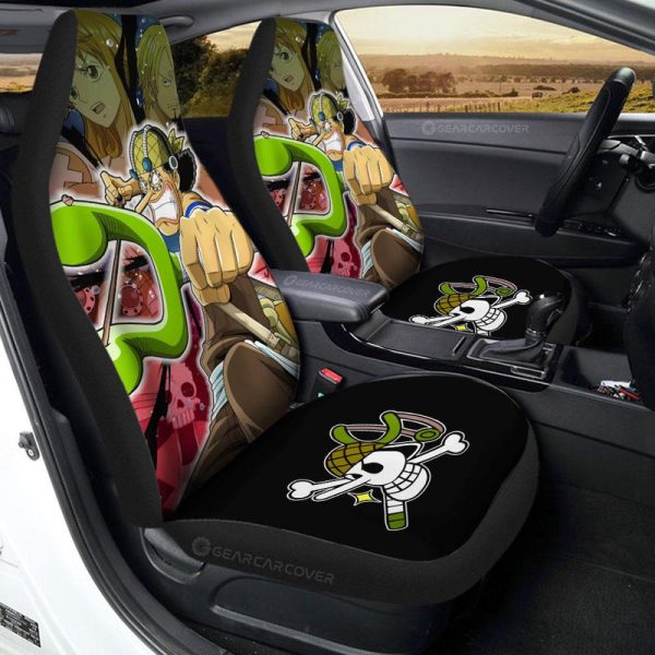 Usopp Car Seat Covers Custom Car Accessories For Fans