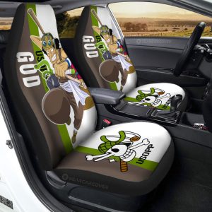 Usopp Car Seat Covers Custom Car Accessories For Fans