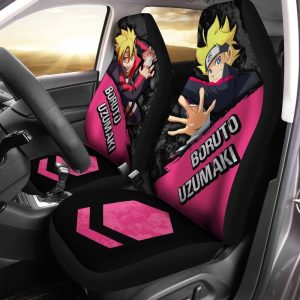 Uzumaki Boruto Car Seat Covers Custom Boruto Anime Car Accessories