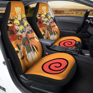 Uzumaki Car Seat Covers Custom Anime Car Accessories For Fans