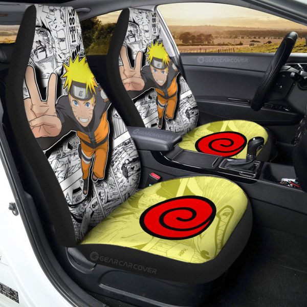 Uzumaki Car Seat Covers Custom Anime Car Accessories Mix Manga