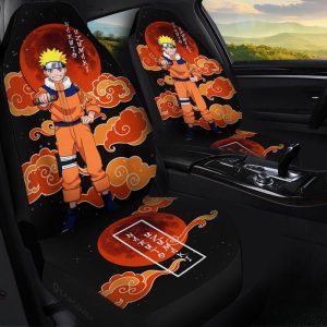 Uzumaki Car Seat Covers Custom Anime Car Interior Accessories