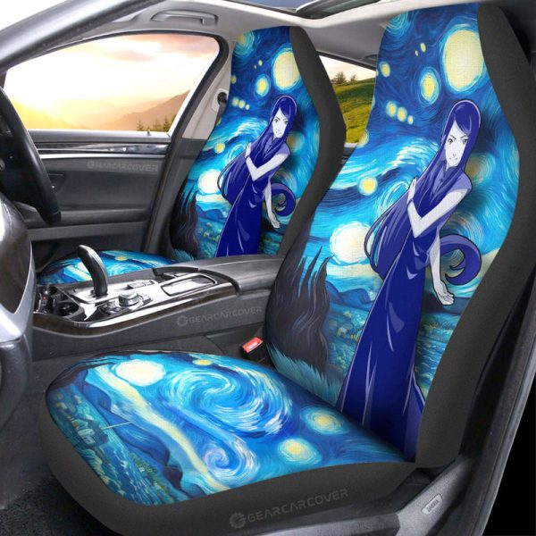 Uzumaki Kushina Car Seat Covers Custom Starry Night Styles