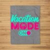 Vacation Mode Summer Vacation Fleece Blanket