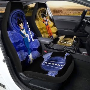 Vegeta And Goku Car Seat Covers Custom Car Accessories