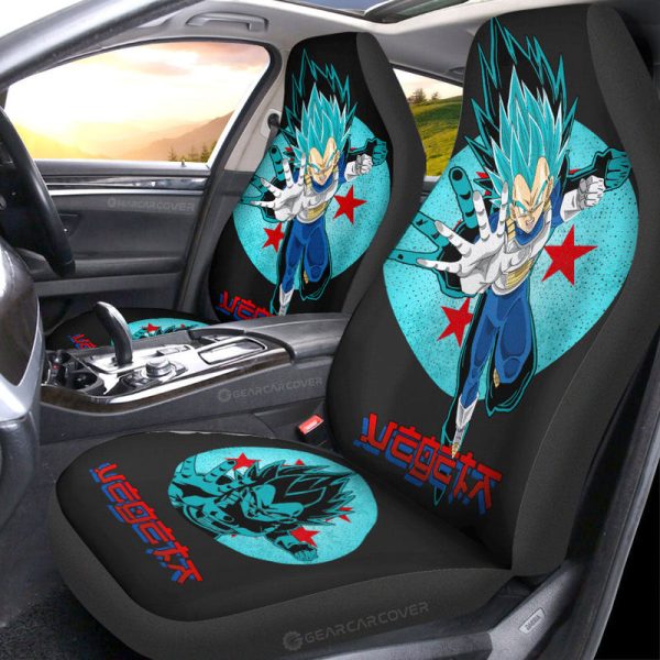 Vegeta Blue Car Seat Covers Custom Car Accessories