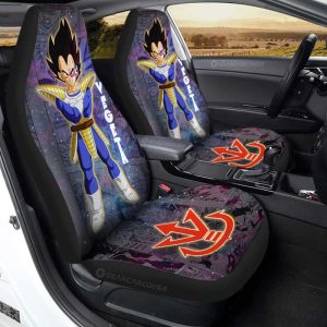 Vegeta Car Seat Covers Custom Car Accessories Manga Galaxy Style