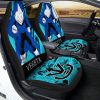 Vegeta Car Seat Covers Custom Manga Color Blue