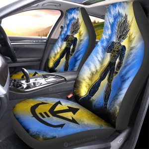 Vegeta SSJ Car Seat Covers Custom Anime Car Accessories