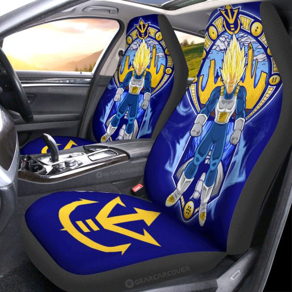 Vegeta SSJ Car Seat Covers Custom Car Interior Accessories