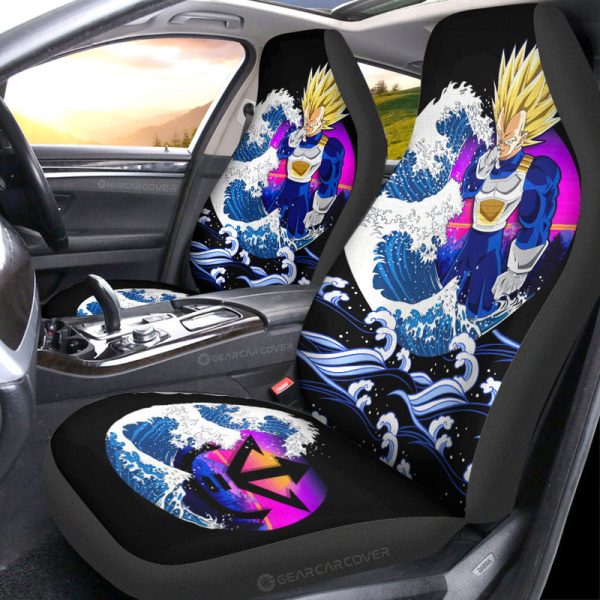 Vegeta SSJ Car Seat Covers Custom Dragon Ball Car Interior Accessories