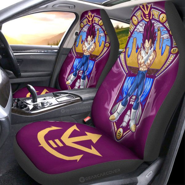 Vegeta Ultra Ego Car Seat Covers Custom Dragon Ball Car Interior Accessories