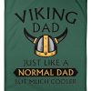 Viking Dad Just Like A Normal Dad But Much Cooler Trending Blanket