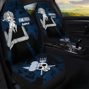 Vinsmoke Sanji Car Seat Covers Custom Anime Mix Manga One Piece Car Accessories