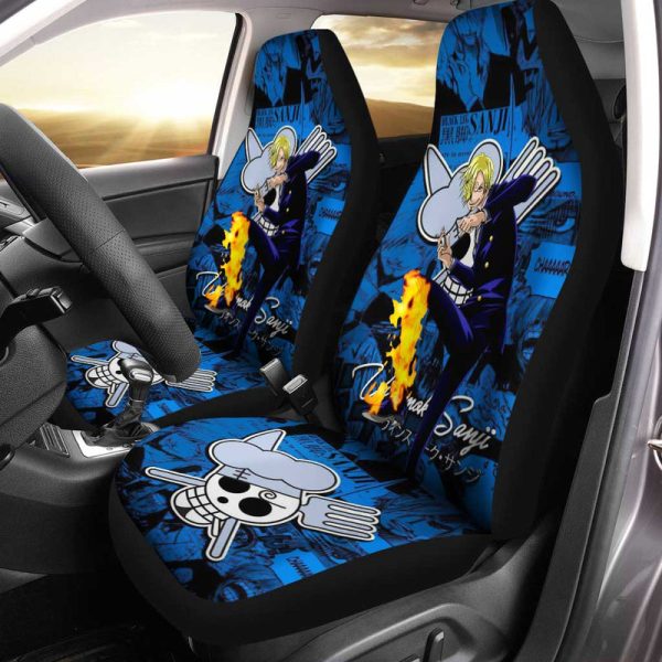 Vinsmoke Sanji Car Seat Covers Custom One Piece Anime Car Accessories