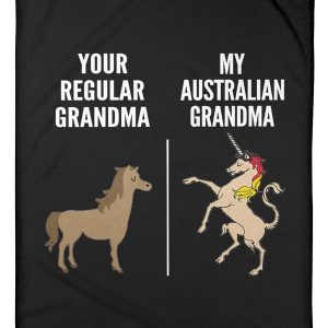 Vintage Funny Your Regular Grandma My Australian Grandma Gift For Family Blanket