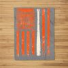 Vintage San Francisco Baseball Flag  Patriotic Baseball Fleece Blanket