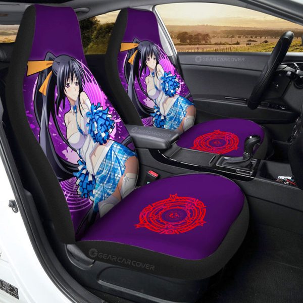 Waifu Girl Akeno Car Seat Covers Custom High School DxD