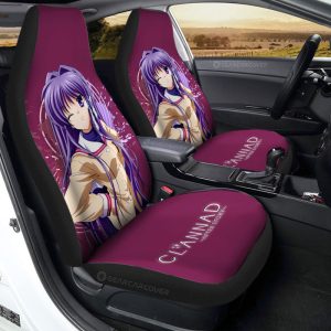 Waifu Girl Kyou Fujibayashi Car Seat Covers Custom Car Accessories