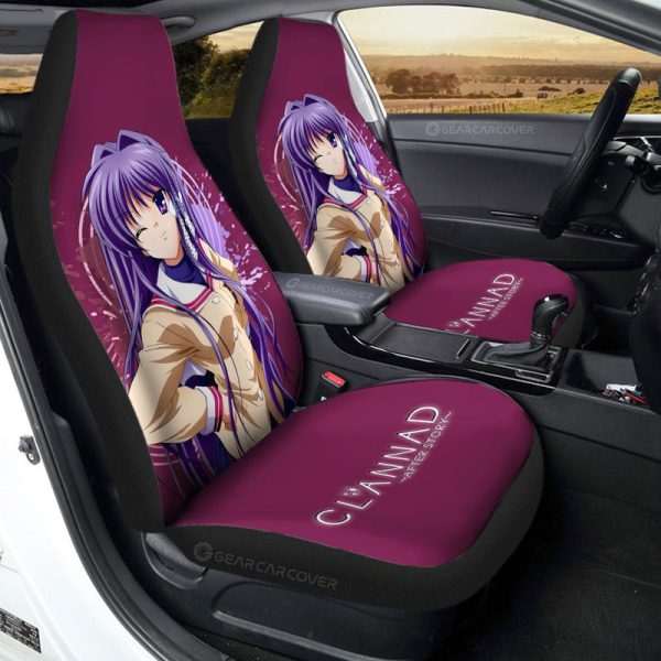 Waifu Girl Kyou Fujibayashi Car Seat Covers Custom Car Accessories