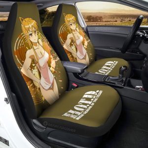 Waifu Girl Rei Miyamoto Car Seat Covers Custom High School Of The Dead Car Accessories