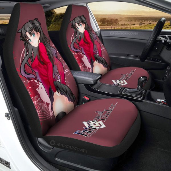 Waifu Girl Rin Tohsaka Car Seat Covers Custom Fate/Grand Order Car Accessories