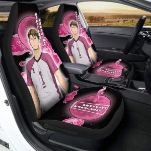 Wakatoshi Ushijima Car Seat Covers Custom For Fans