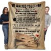 We Walked Together We Had Hope  Granddaughter Gift For Grandma Blanket