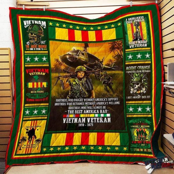 We Were The Best America Had – Vietnam Veteran Blanket Quilt