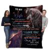 When We Get To The End Of Our Lives Together Husband Gift For Wife Blanket