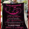 Wherever Your Journey In Life May Take You Message Dad Gift For Daughter Blanket