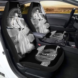 White Ichigo Car Seat Covers Custom Bleach Anime Car Accessories