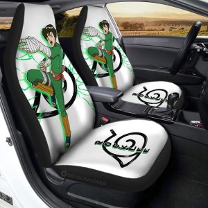 White Rock Lee Car Seat Covers Custom Anime