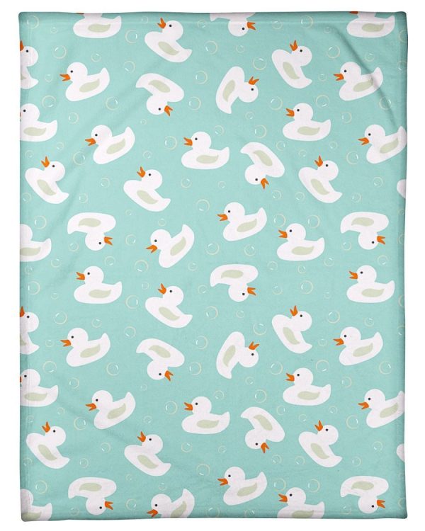 White Rubber Duck Blanket