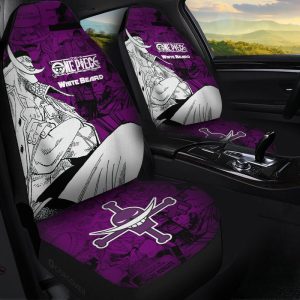 WhiteBeard Car Seat Covers Custom Anime Mix Manga One Piece Car Interior Accessories