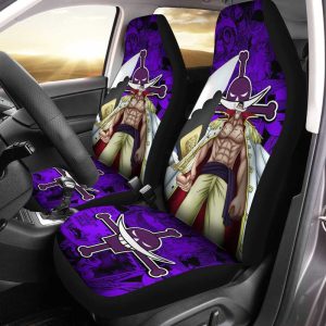 Whitebeard Car Seat Covers Custom One Piece Anime Car Accessories