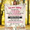 Wife  – To My Wife We’Ll Stay Together Through The Tears And Laughter Because That’S Is What They Call Happily Ever After I Love You Forever And Always Blanket