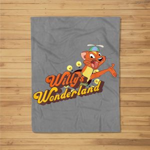 Willy Wonderlands Baby Girl Gift T-Shir Fleece Blanket