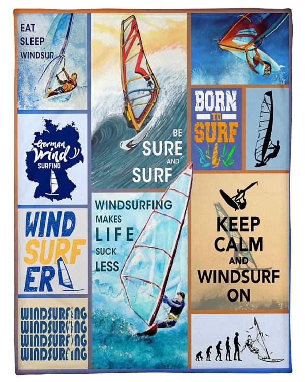 Windsurfing Makes Life Suck Less Blanket