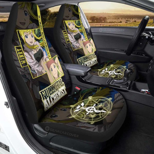 Winry Rockbell Car Seat Covers Custom Fullmetal Alchemist Anime