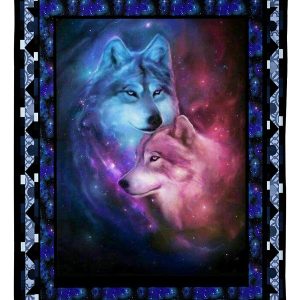 Wolf Couple Blanket