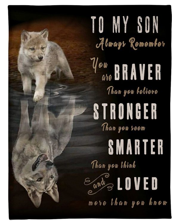 Wolf To My Son Blanket