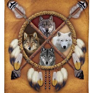 Wolves Dreamcatcher Blanket