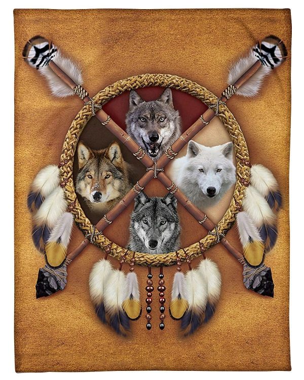 Wolves Dreamcatcher Blanket