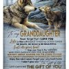 Wolves Grandpa Wants Granddaughter To Do Her Best Blanket